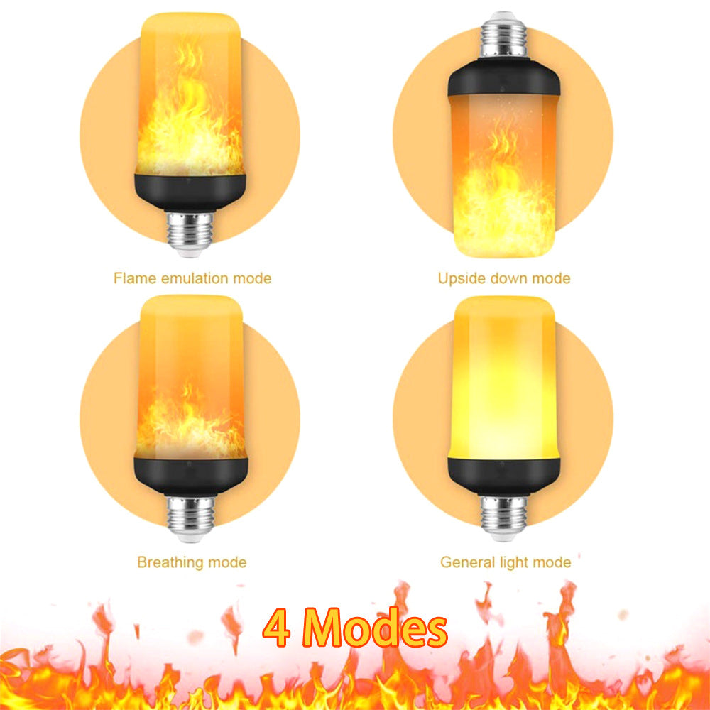 E14 LED flame effect bulb, ideal for elegant decorative and ambient home lighting solutions.
