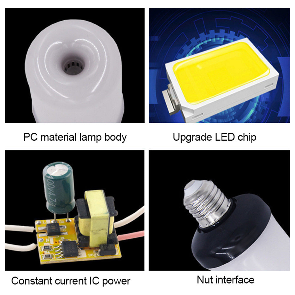 Dynamic LED flame effect bulb, perfect ambient lighting for captivating home decor & atmosphere.