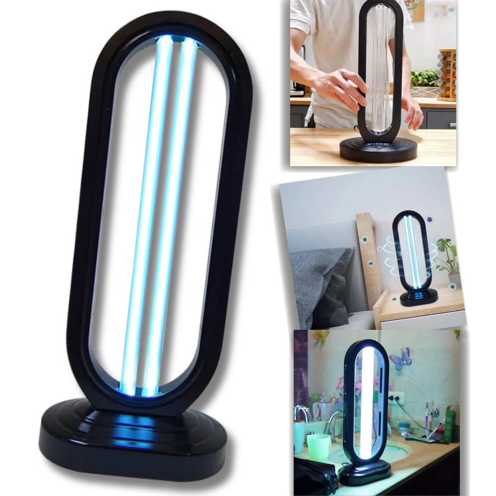 Chemical-free UV light bulb kills germs, bed bugs, and odors for a cleaner home.