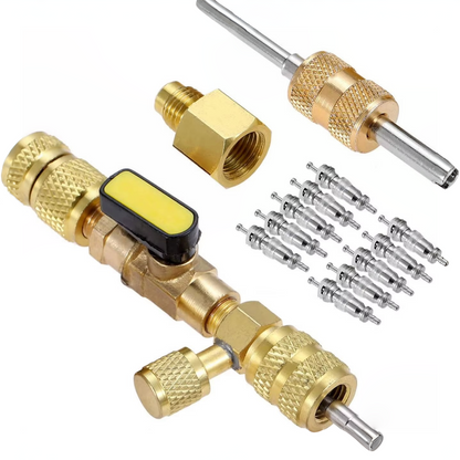 Professional dual-size HVAC valve core tool for efficient AC & refrigeration maintenance. Essential repair equipment.