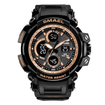Men's Digital Analog Dual Time Camouflage Military Watch