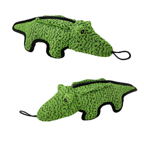 Durable bear dog toy, perfect for heavy chewers. Provides interactive play & mental stimulation.