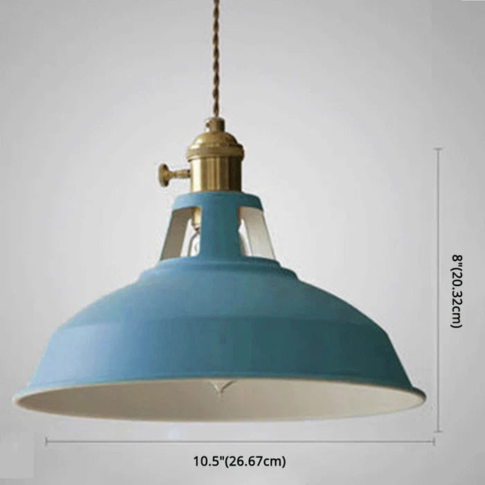 Retro industrial hanging fixture, black metal, illuminates dining areas with style.