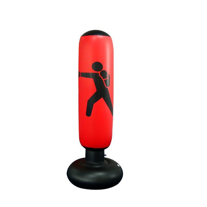 Unisex inflatable punching bag for active kids & adults. Boosts fitness, relieves stress.