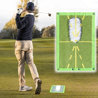 Instant feedback golf training mat for swing detection & perfecting your golf swing.