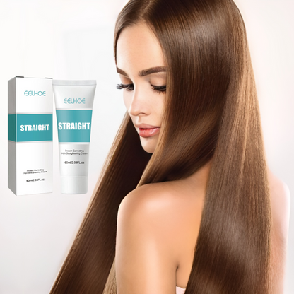 Easy-to-use Keratin styling cream for instant hair straightening, delivering professional-grade smooth and manageable hair.