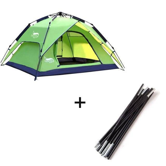 Adventure-ready portable camping tent, waterproof and easy to set up for two people.