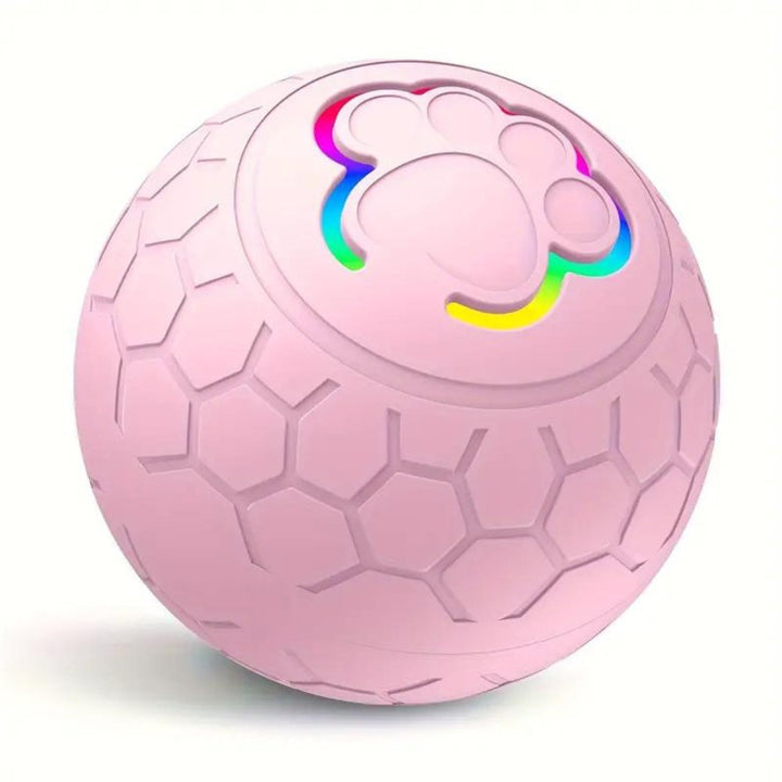 Puppy-friendly interactive dog ball, an automatic bouncer for mental stimulation and play.