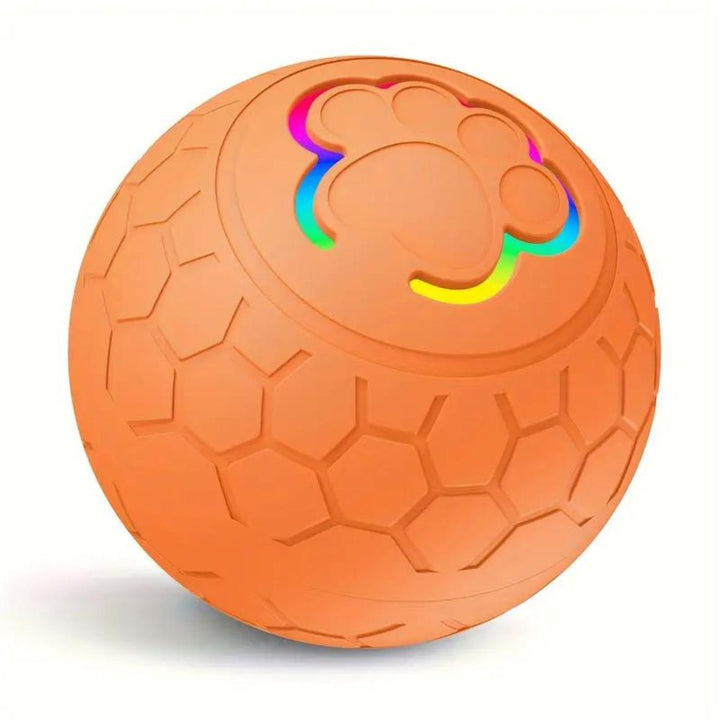Smart interactive pet ball, waterproof & bouncing, perfect for outdoor dog enrichment.