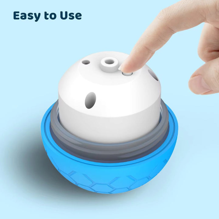 Durable automatic dog toy ball, perfect for fetch and active play, chew-resistant.
