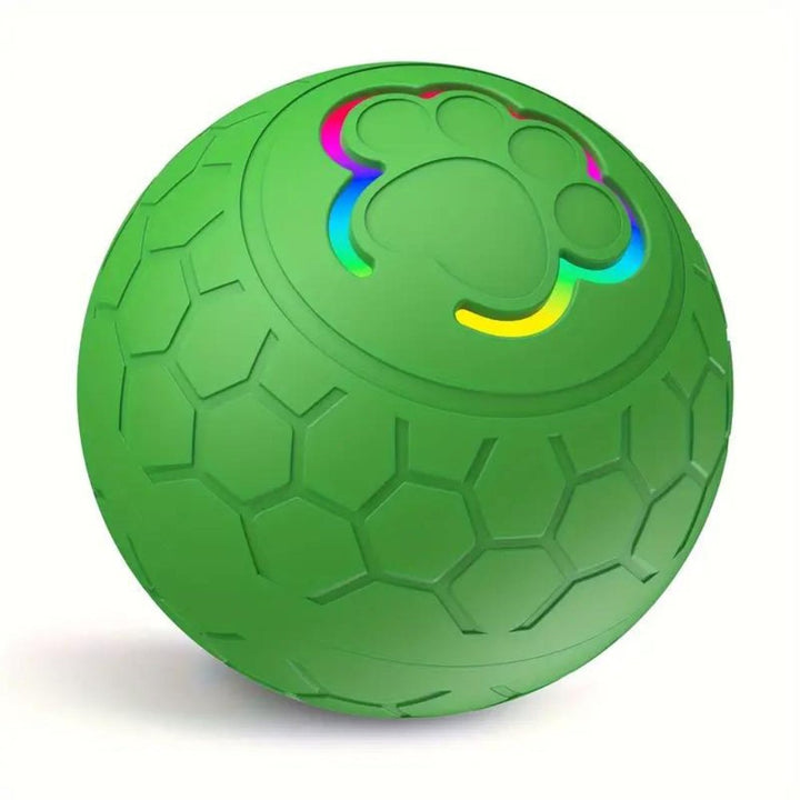 Durable & waterproof automatic dog toy, a bouncing ball for playful and active pets.