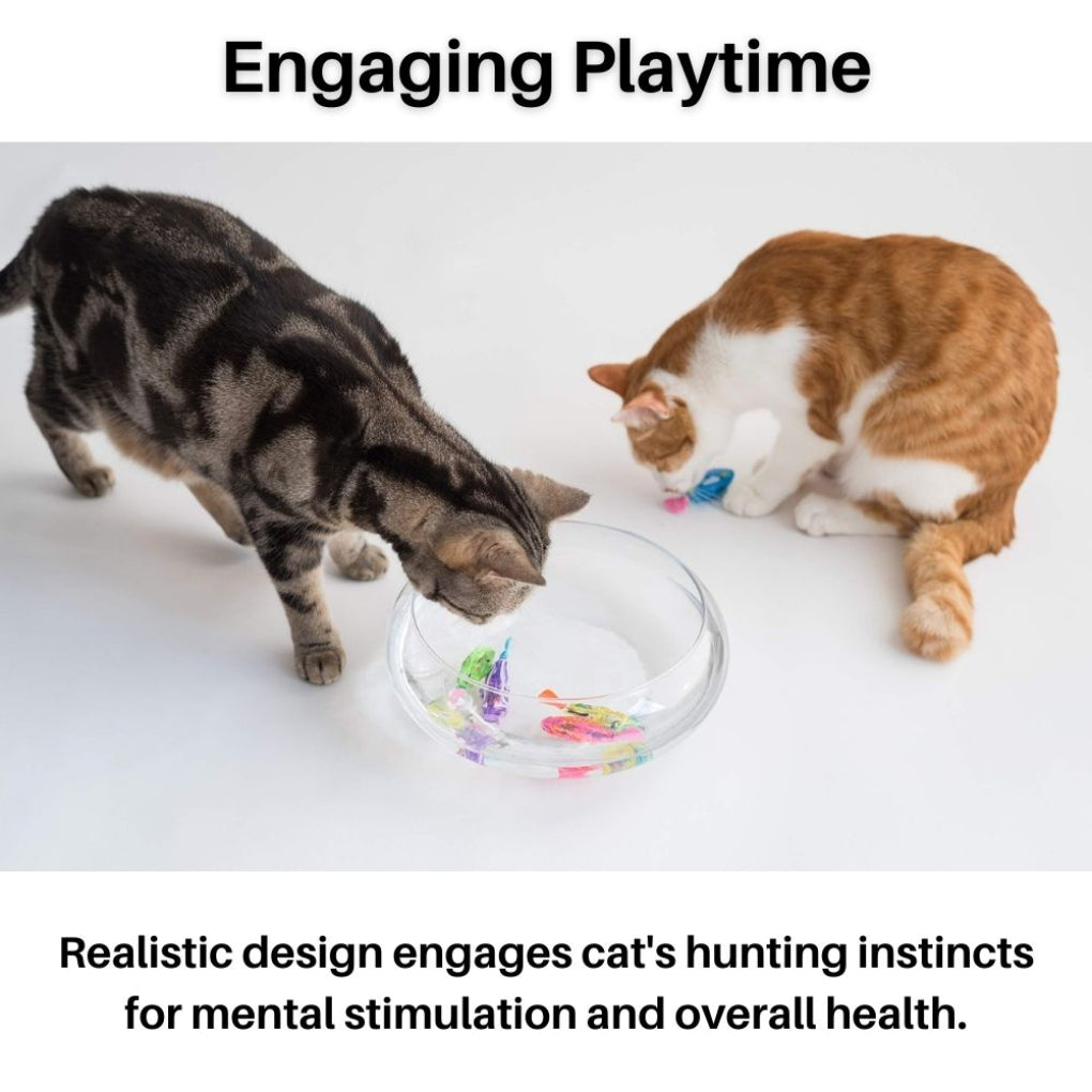 Pet supplies: Interactive swimming fish cat toy with LED lights, perfect for feline entertainment and enrichment.