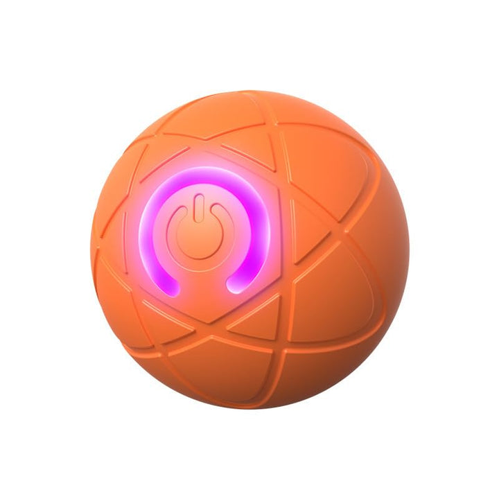Unisex interactive dog toy, rechargeable bouncing ball, automatic, for all-day pet entertainment.