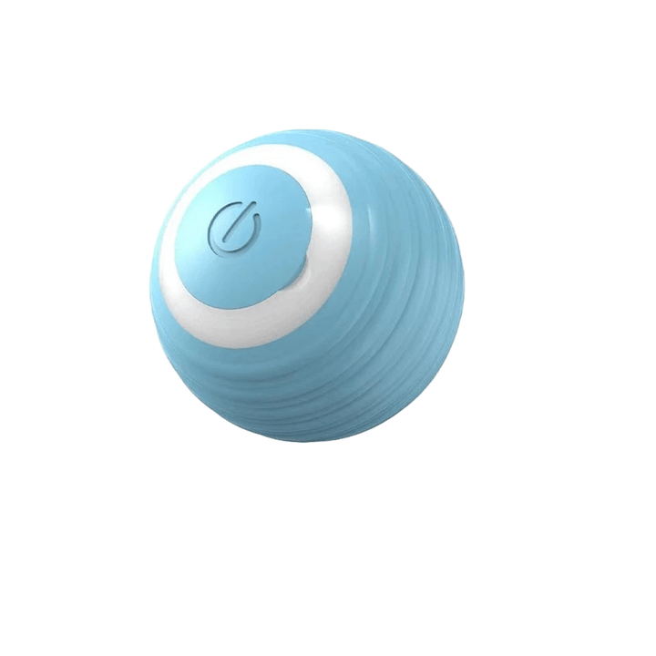 Interactive dog ball, automatic bouncing, made from durable TPR rubber for safe pet play & fetch.