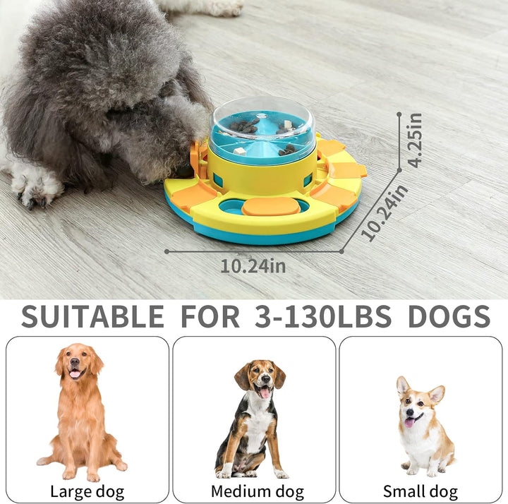 Dog enrichment puzzle feeder: a fun, interactive way to dispense treats & stimulate your canine.