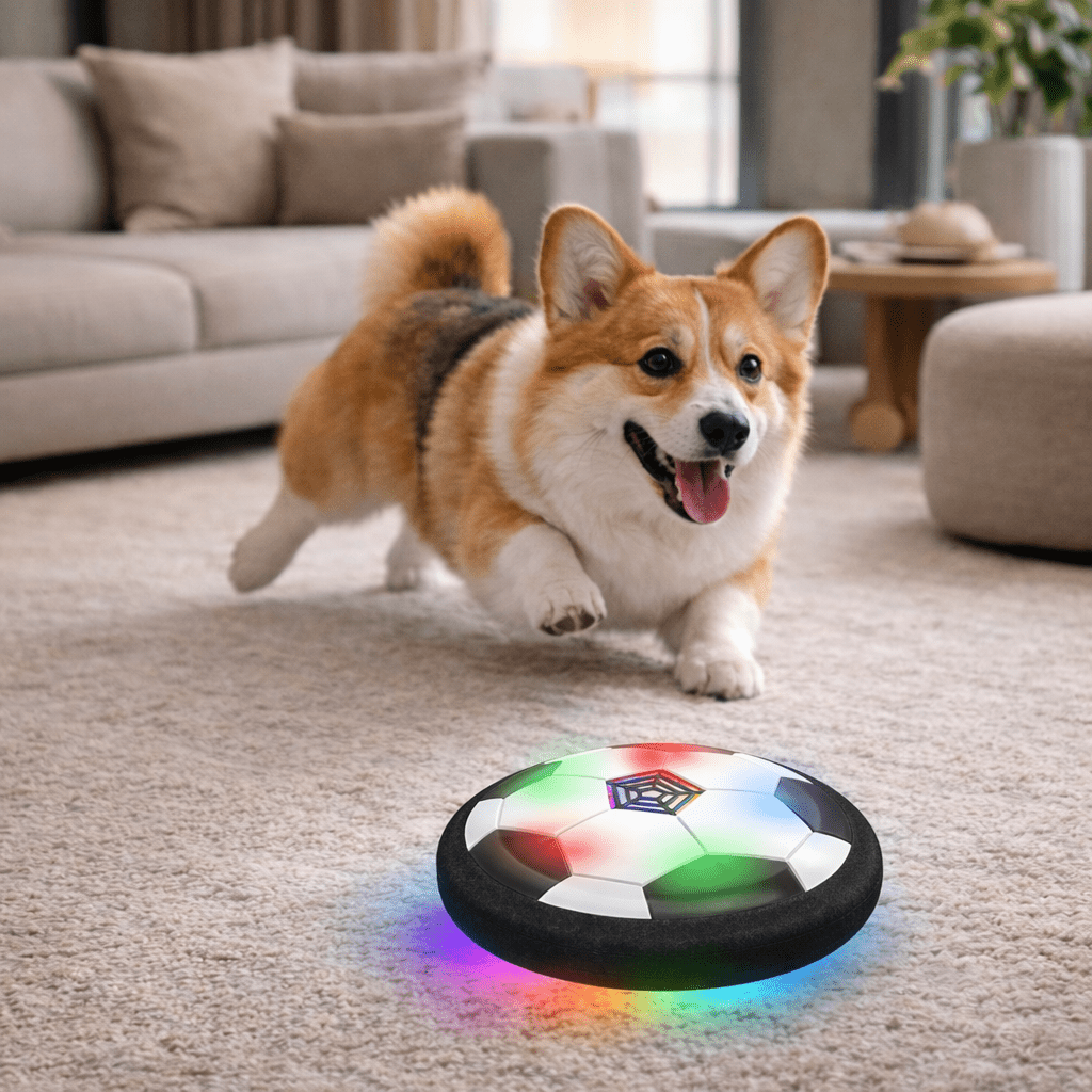 Interactive dog toy ball for mental engagement. Durable pet play toy ideal for stimulating active puppies and dogs.