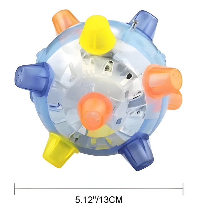 Perfect pet gift: an interactive LED dog toy ball for bouncing fun, active play, & enrichment. Non-toxic.