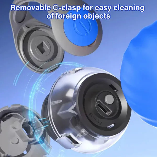 Rechargeable smart cat toy ball, perfect for indoor cat enrichment & exercise.