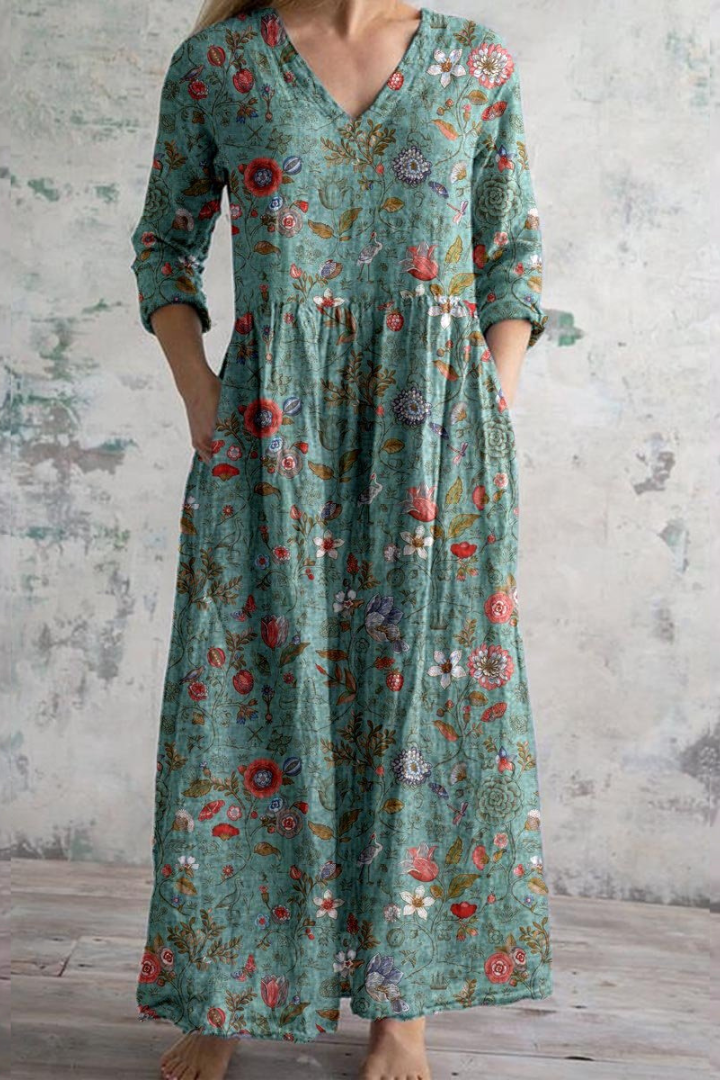 Isabella women's comfortable lightweight maxi dress, perfect for spring and summer casual wear.
