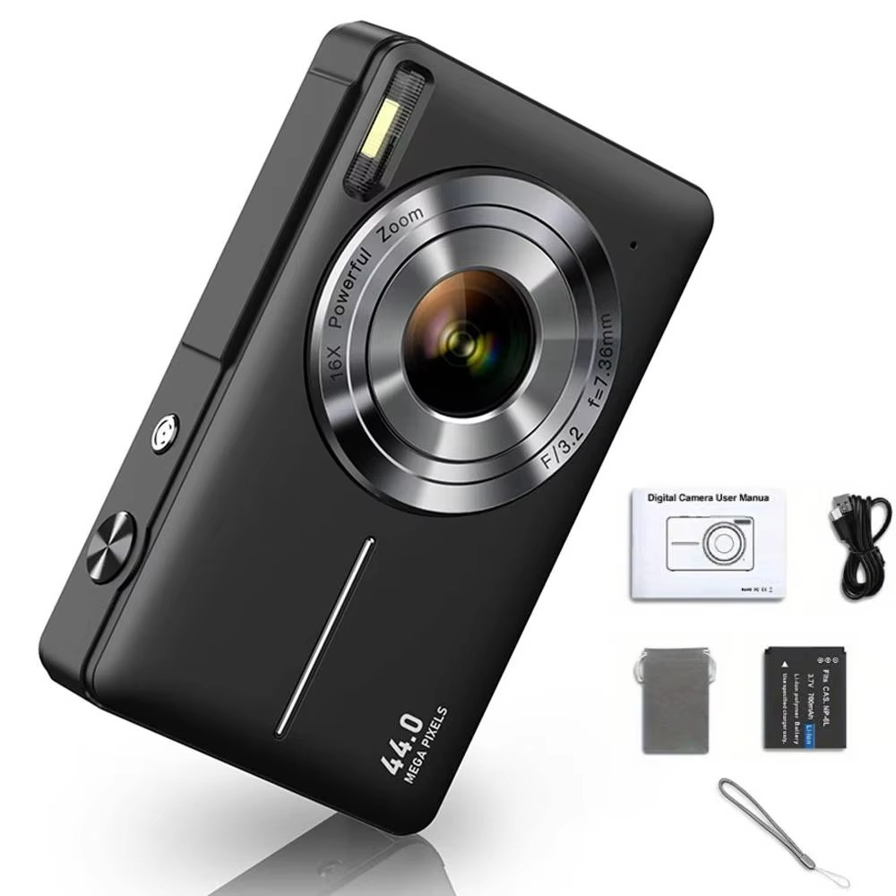 Educational children's digital camera, 44MP & 1080p, encouraging photography skills with ease.