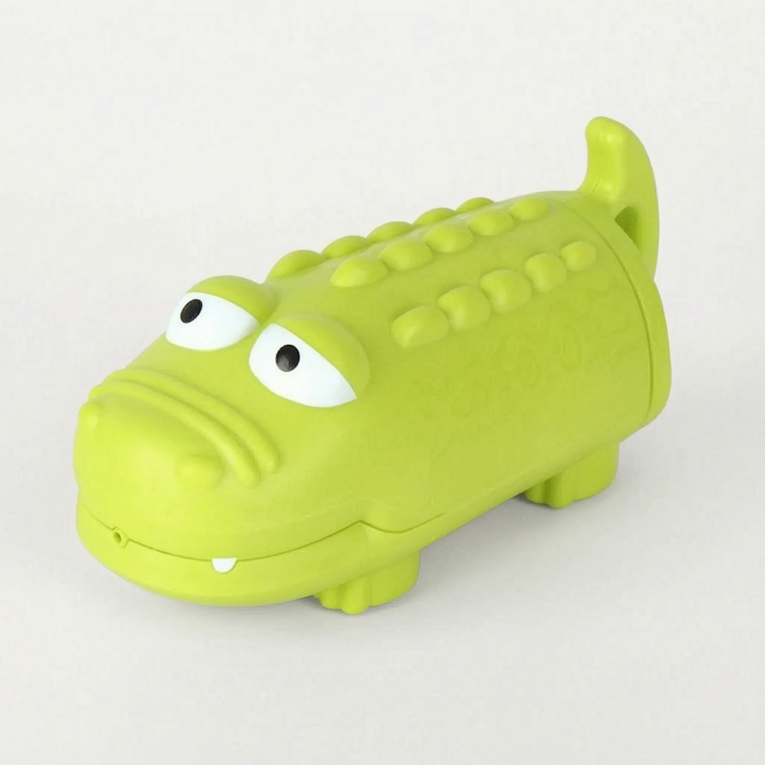 Adorable animal water squirt toy designed for kids' bath, pool & beach time entertainment.
