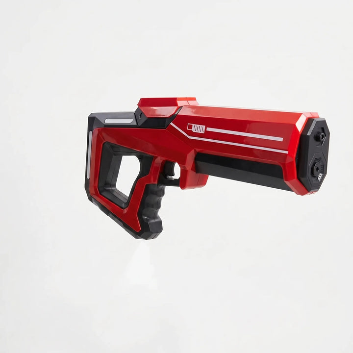 Automatic electric water gun toy for kids. Rechargeable water blaster, perfect for outdoor summer water fights and fun.