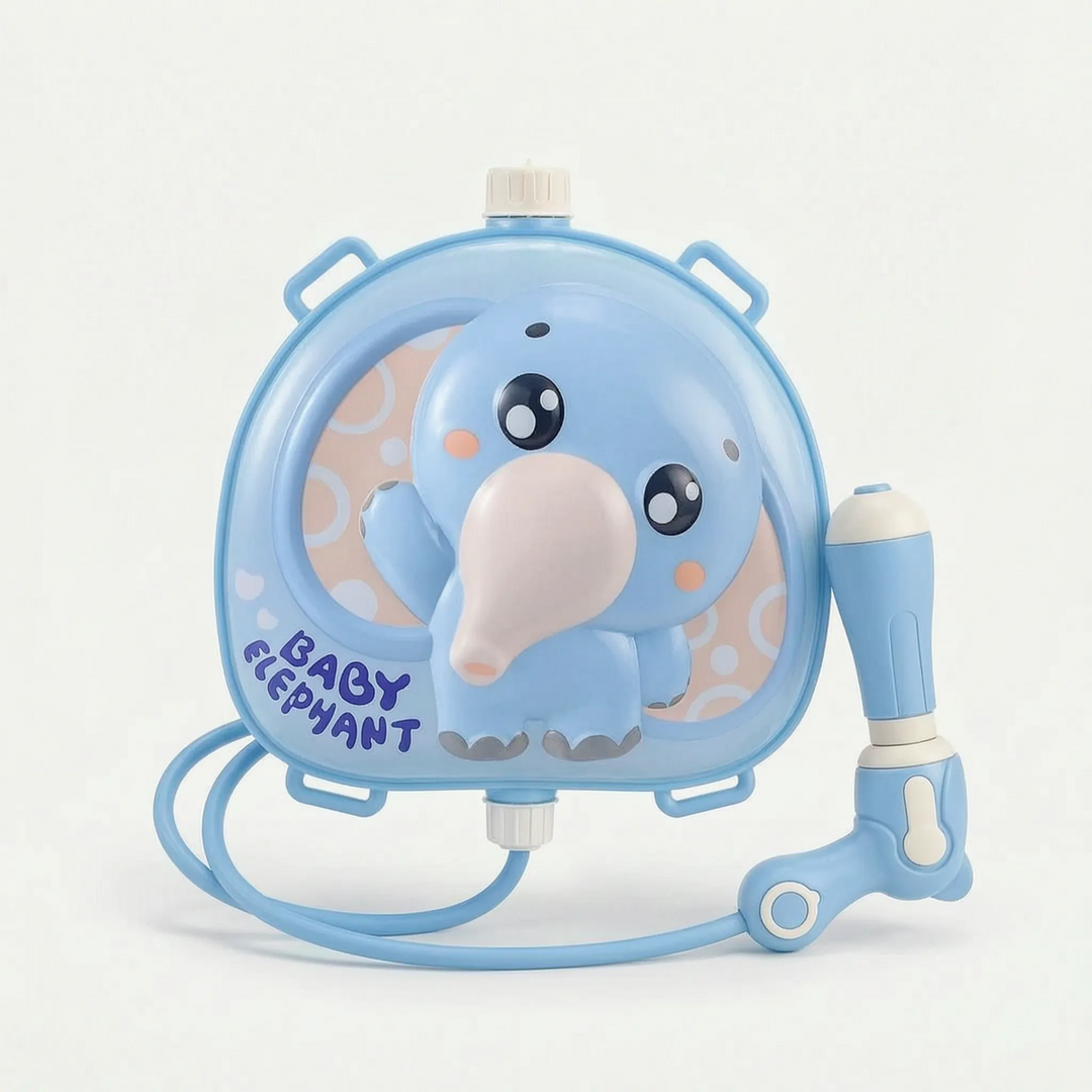 Ideal beach & sand toy: kids' animal design backpack water blaster, perfect for summer outdoor water fun.