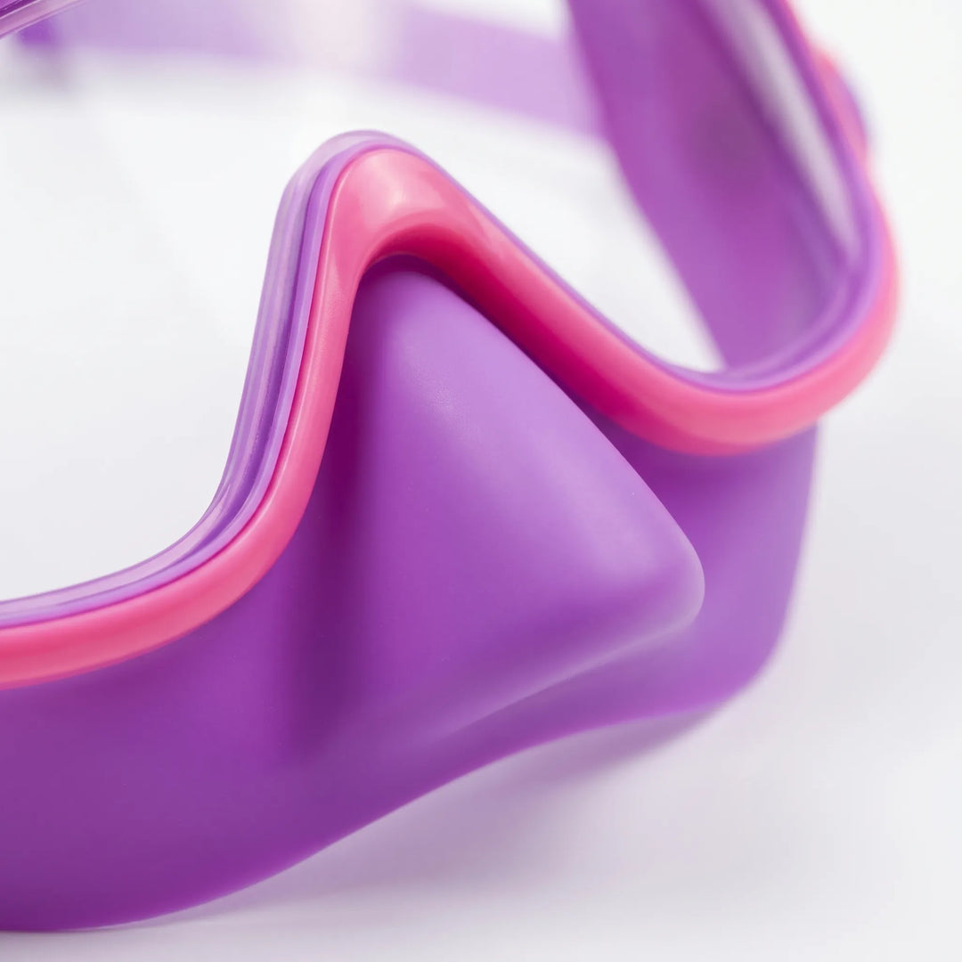 Youth diving goggles with nose cover, perfect swimming gear for comfortable water activities and pool play.