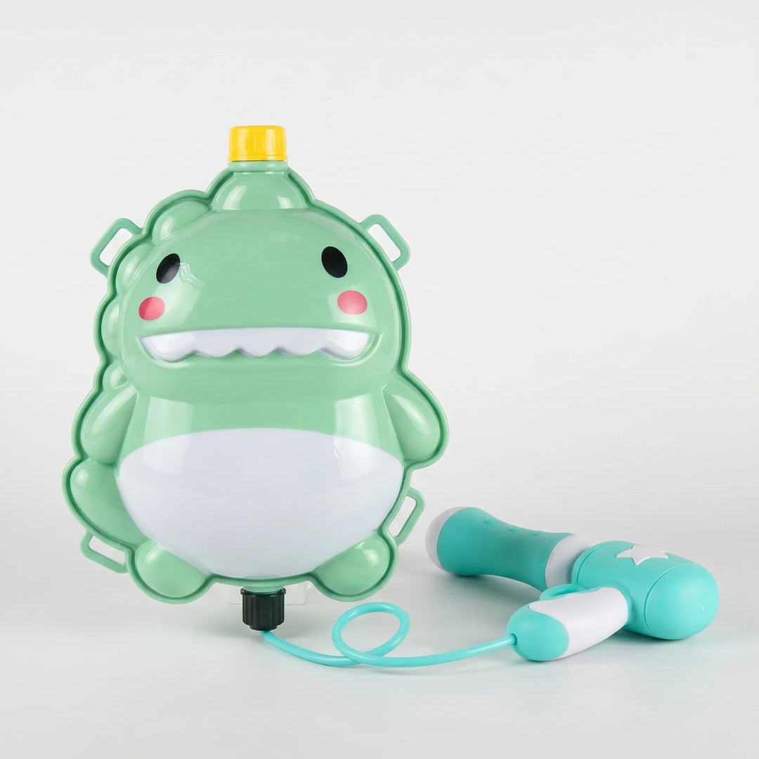 Unicorn kids' large capacity backpack water gun, perfect for outdoor summer water fun.