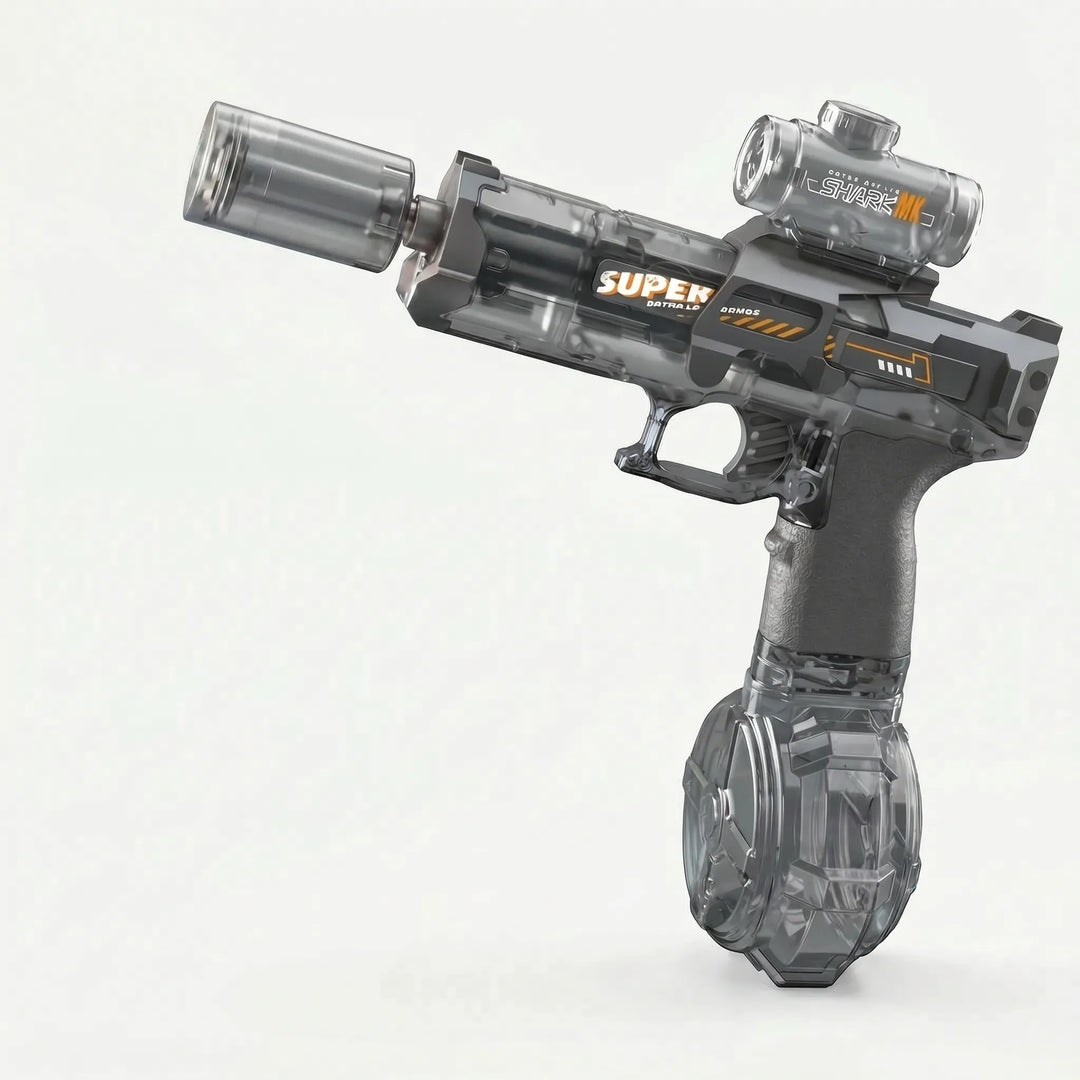 Boys and girls' electric light-up water gun. Fun automatic blaster for summer outdoor play, pool, and beach.