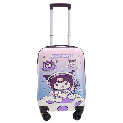 Cute Hello Kitty & Kuromi travel organizer bag, perfect for kids' compact hardshell luggage packing.
