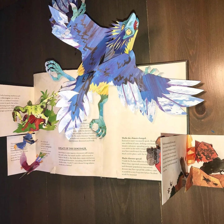 Ideal children's gift: immersive 3D dinosaur pop-up book. Engaging prehistoric learning for young explorers.