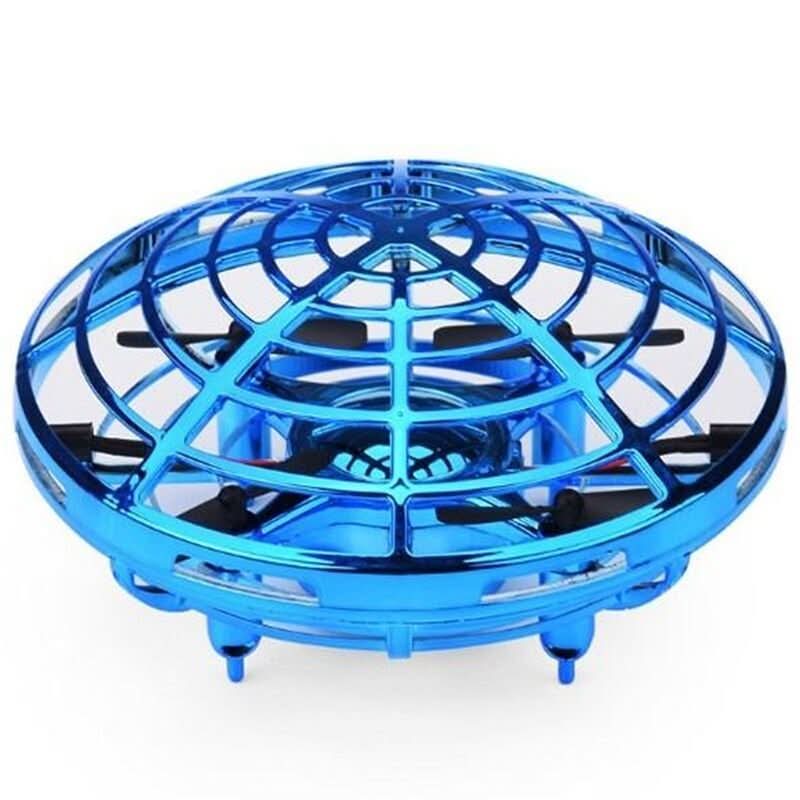 Engaging interactive flying UFO drone toy, hand-controlled for kids' aerial adventures, USB rechargeable tech.