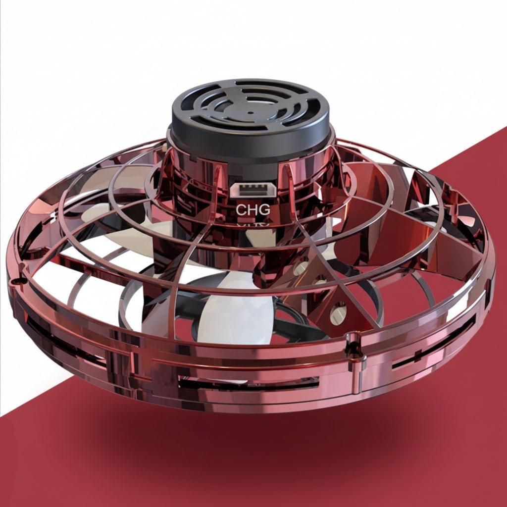 Durable kids' UFO drone, hand-controlled & rechargeable, perfect for exciting indoor or outdoor flying games.