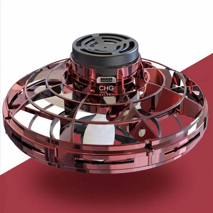 Durable kids' UFO drone, hand-controlled & rechargeable, perfect for exciting indoor or outdoor flying games.