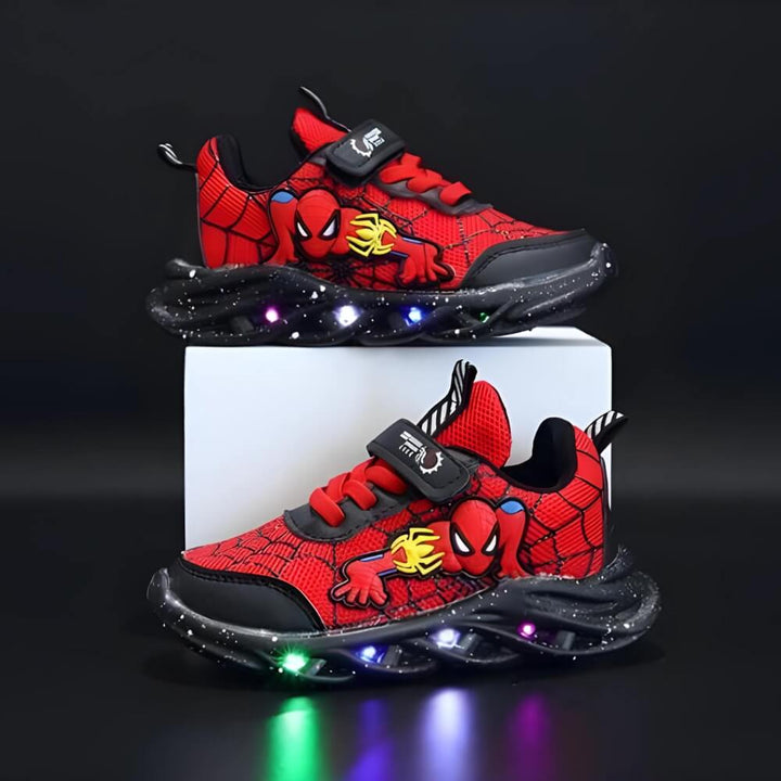 Children's light-up LED sneakers for active boys & girls ages 4-10. Durable school & playground footwear.