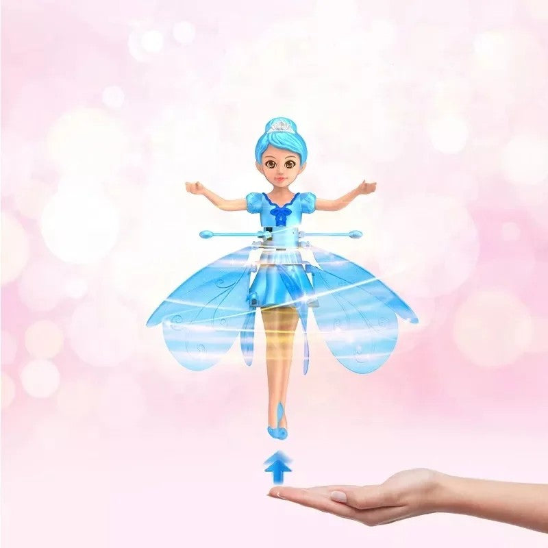 Action-packed flying toy for children, easily controlled by gestures, sparkling with dynamic LED lights.