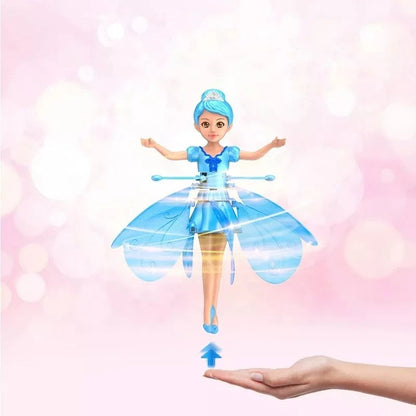 Action-packed flying toy for children, easily controlled by gestures, sparkling with dynamic LED lights.