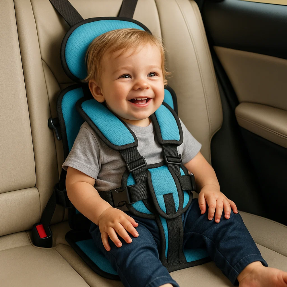 Infant & toddler portable car restraint, a compact travel harness offering secure child car safety.