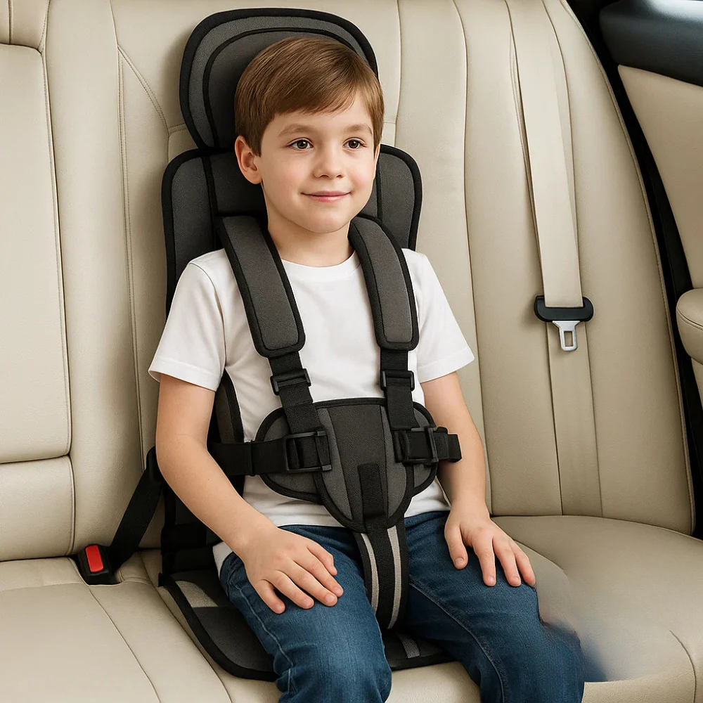 Practical portable child car seat harness designed for safe and comfortable travel, easy to carry.