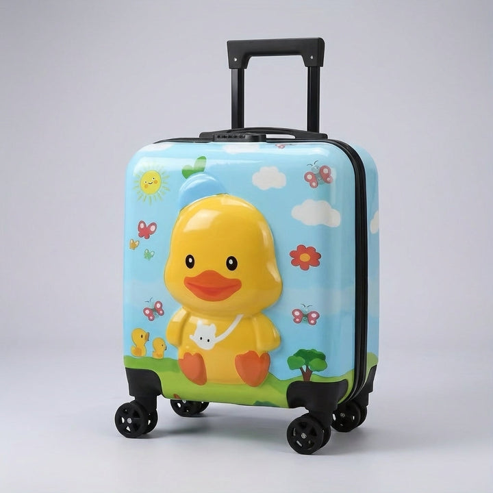 TotsCase compact rolling luggage, an adventure-ready carry-on for easy kids' travel.