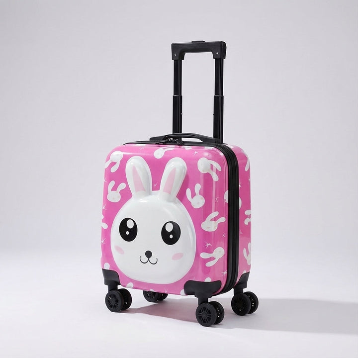 Easy-to-roll children's carry-on bag, compact kids' luggage for stress-free family travel.
