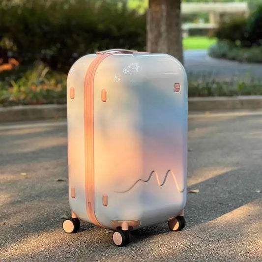Kids' secure travel suitcase with safety lock. Perfect for toddler travel & family vacations.