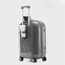 Safe & secure kids' travel suitcase with combination lock, making family vacations stress-free.