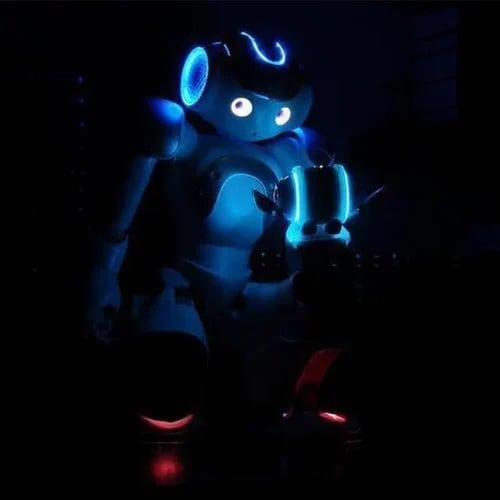 Kids' learning robot, stimulating creativity and problem-solving skills.