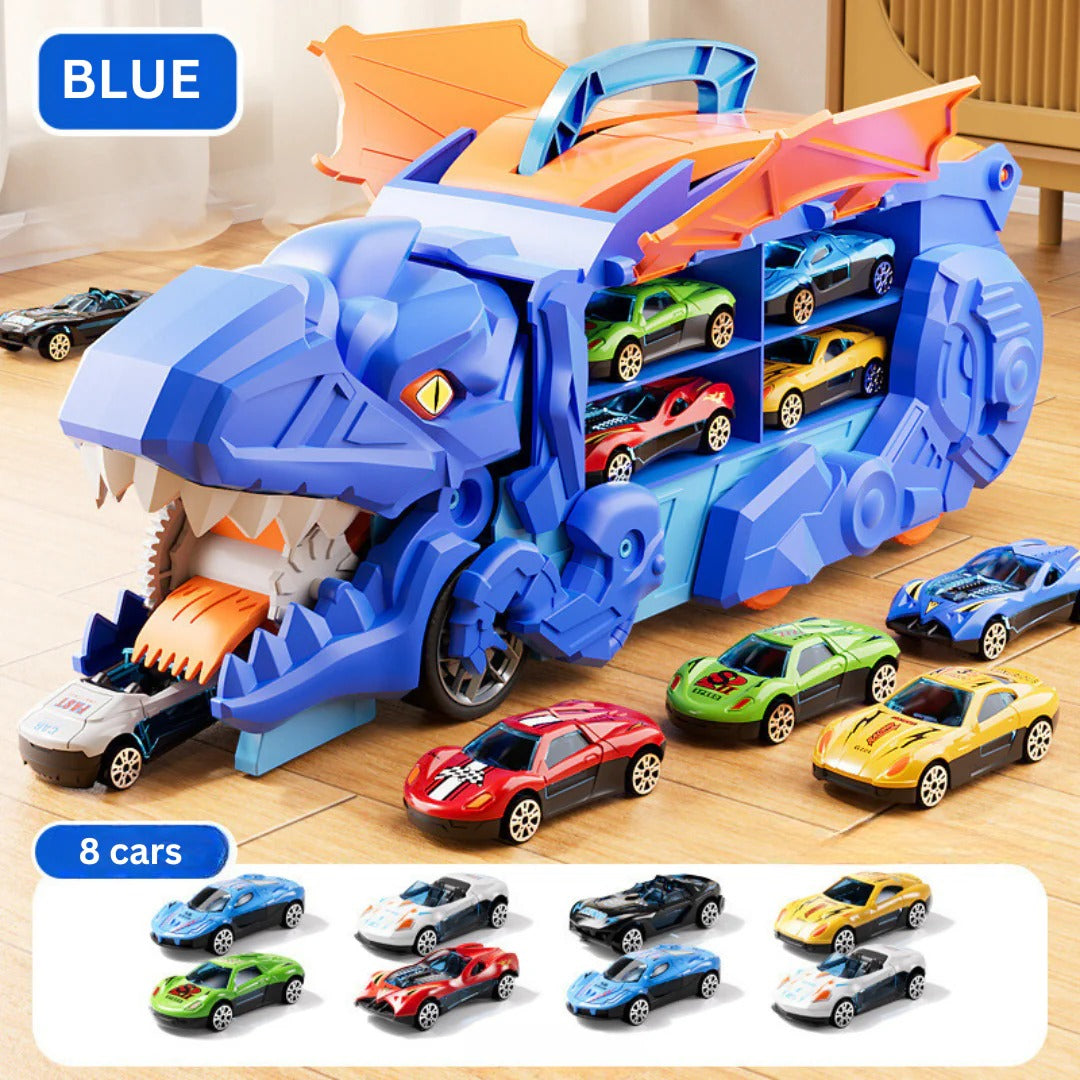 Ultimate transforming dinosaur truck and car playset, a fantastic gift for boys and girls who love toys.