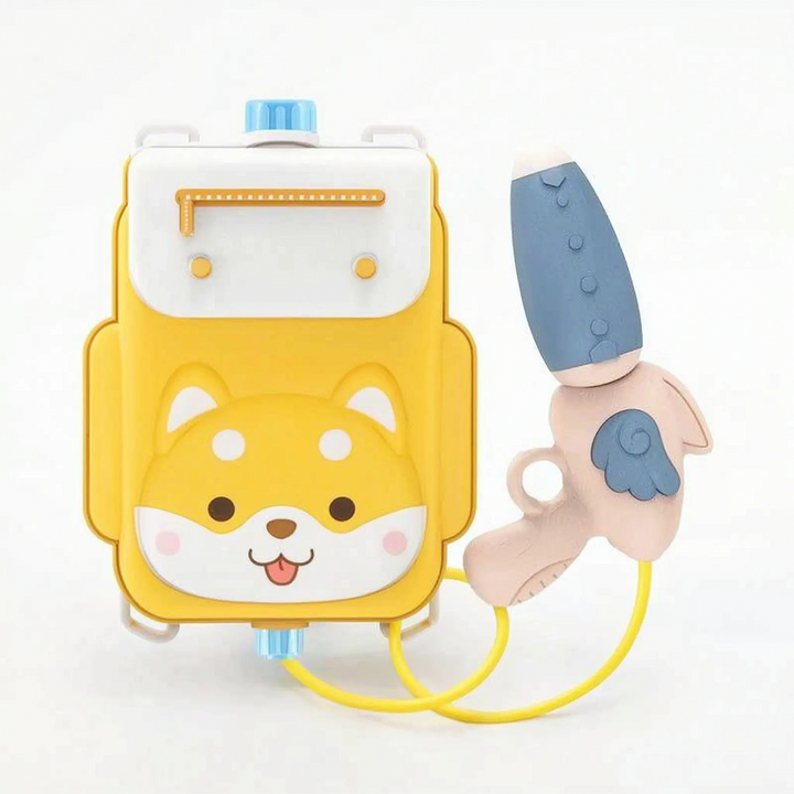 Outdoor summer toy: Kids' animal backpack water blaster for endless backyard and pool fun.