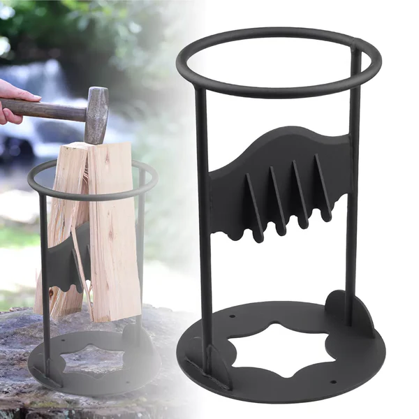 Kindling Cracker firewood splitter for safe, easy wood splitting. Durable cast iron design, ideal for fireplace or stove.