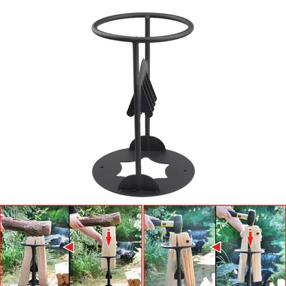 Robust cast iron Kindling Cracker, a durable wood splitter for preparing kindling. Perfect fireplace or outdoor accessory.