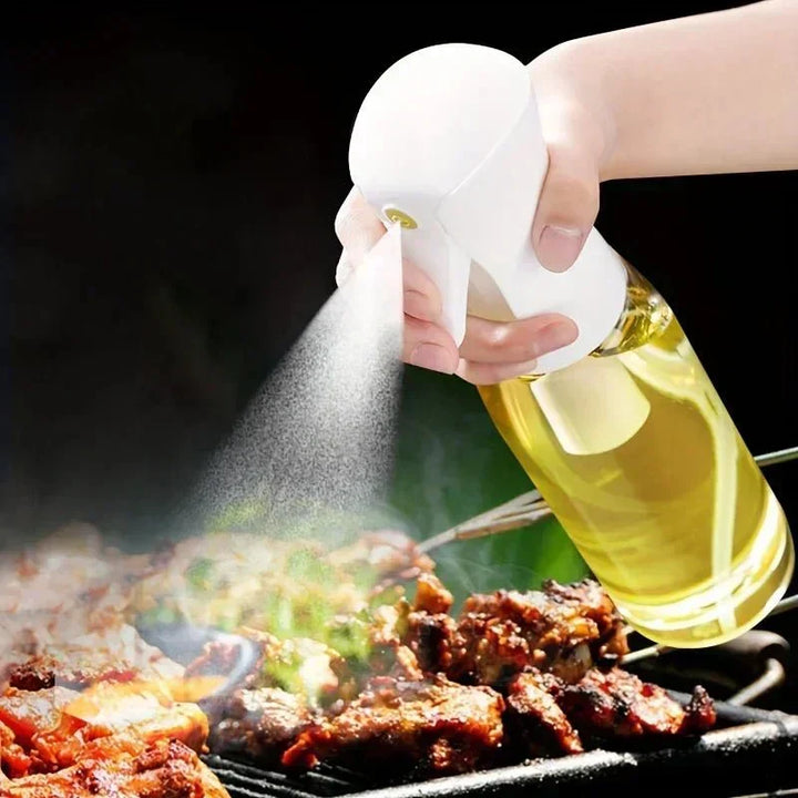 Versatile kitchen oil dispenser, perfect for grilling, baking, air frying, and salad dressing.